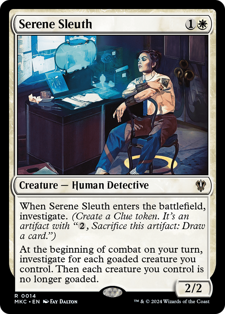 Magic: The Gathering - Serene Sleuth - Murders at Karlov Manor Commander