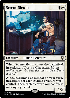 Magic: The Gathering - Serene Sleuth - Murders at Karlov Manor Commander