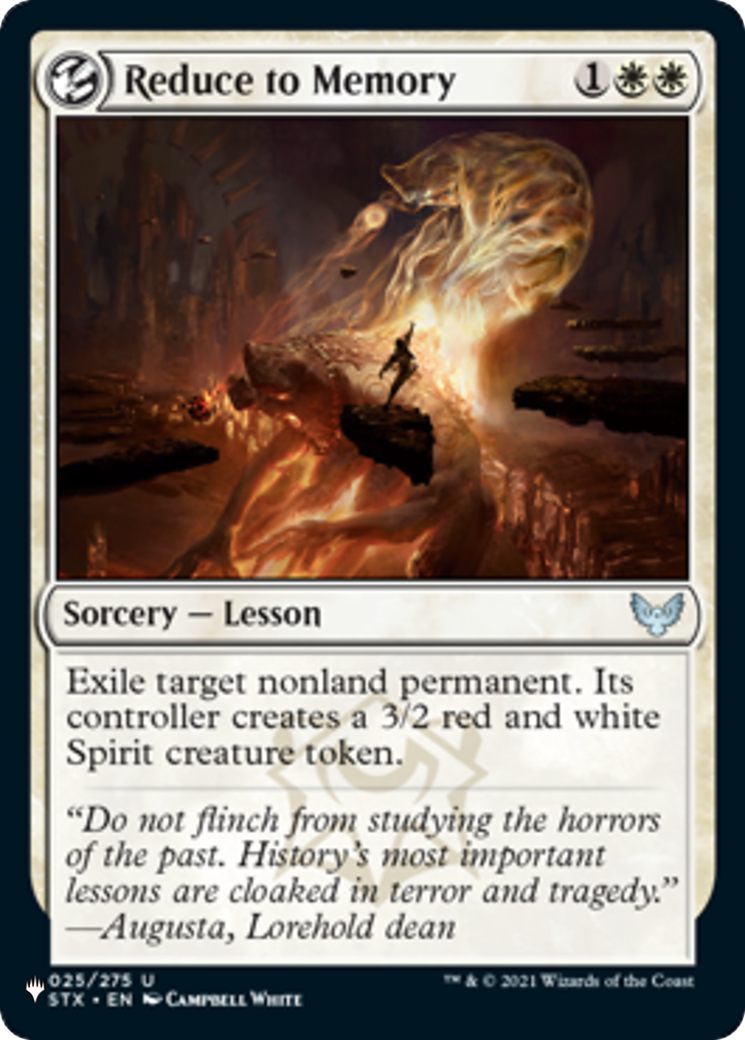 Magic: The Gathering - Reduce to Memory - The List