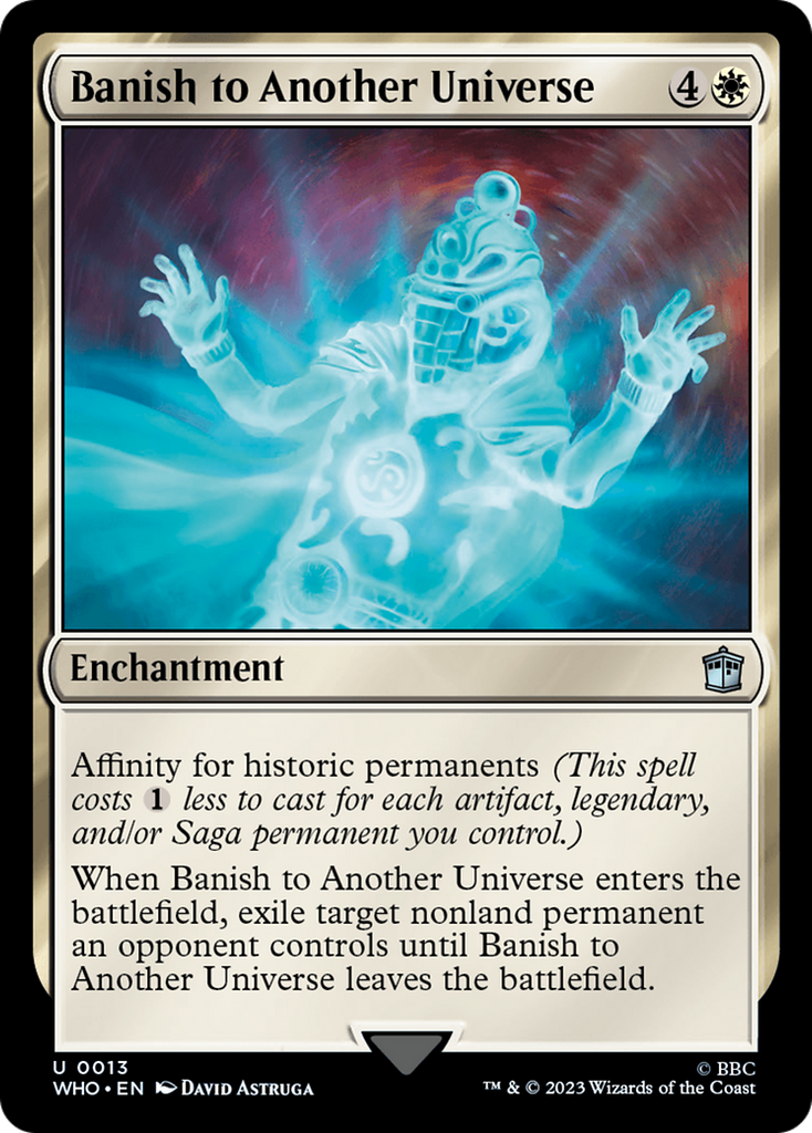 Magic: The Gathering - Banish to Another Universe - Doctor Who