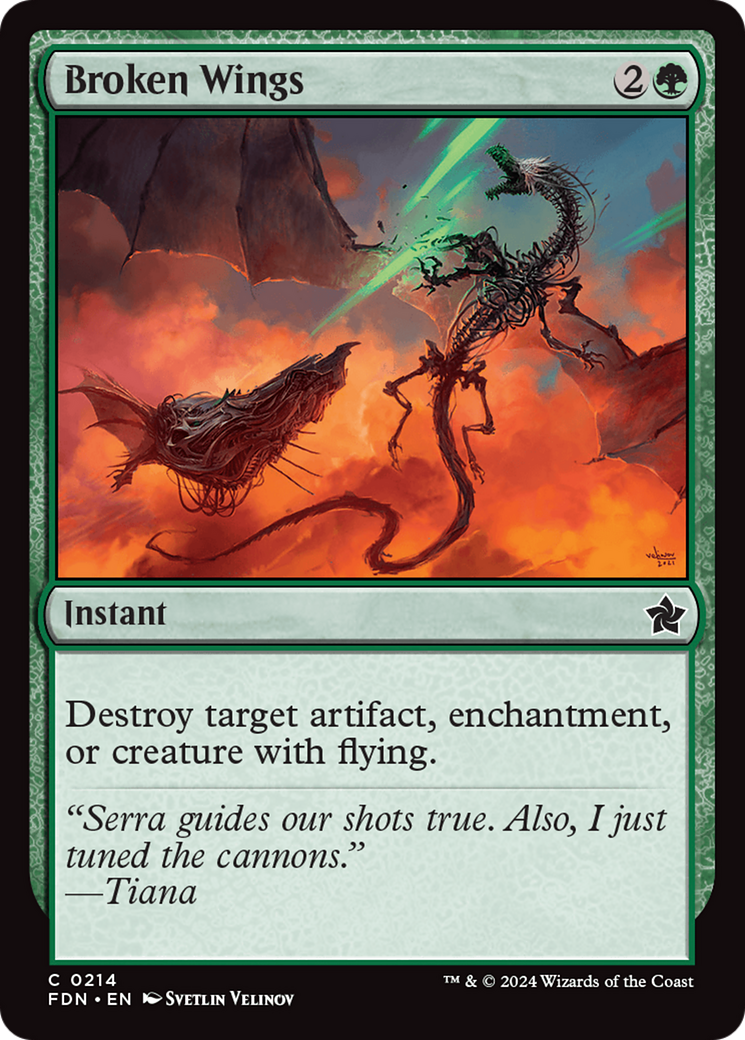 Magic: The Gathering - Broken Wings Foil - Foundations