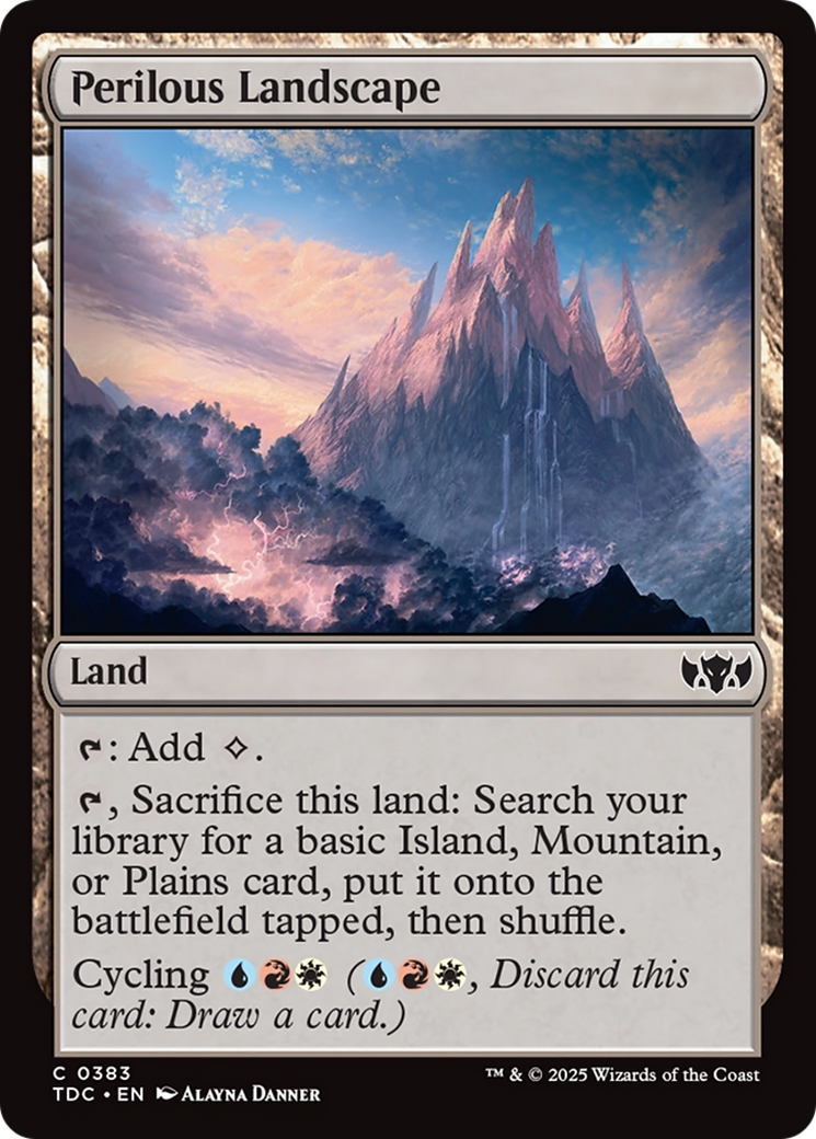 Magic: The Gathering - Perilous Landscape - Tarkir: Dragonstorm Commander