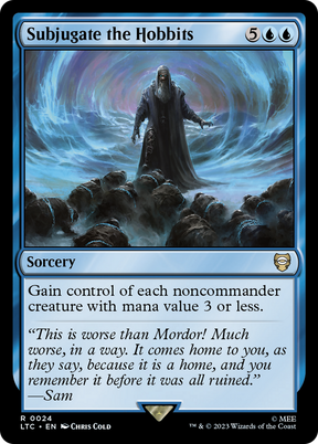 Magic: The Gathering - Subjugate the Hobbits - Tales of Middle-earth Commander