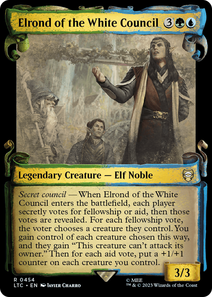 Magic: The Gathering - Elrond of the White Council - Tales of Middle-earth Commander