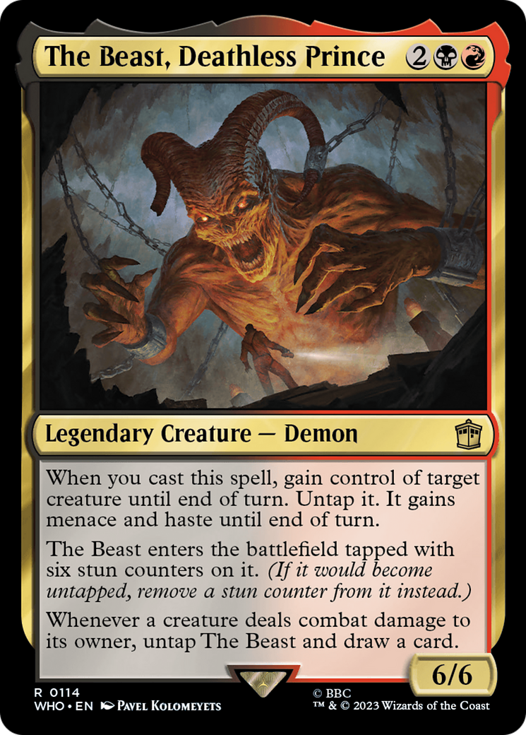 Magic: The Gathering - The Beast, Deathless Prince - Doctor Who