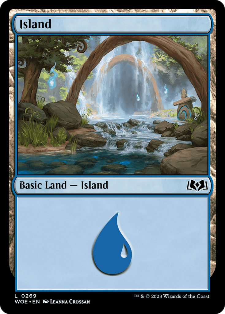 Magic: The Gathering - Island #269 Foil - Wilds of Eldraine