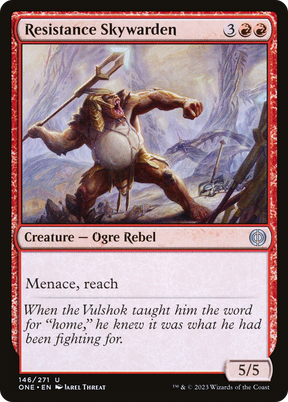 Magic: The Gathering - Resistance Skywarden - Phyrexia: All Will Be One
