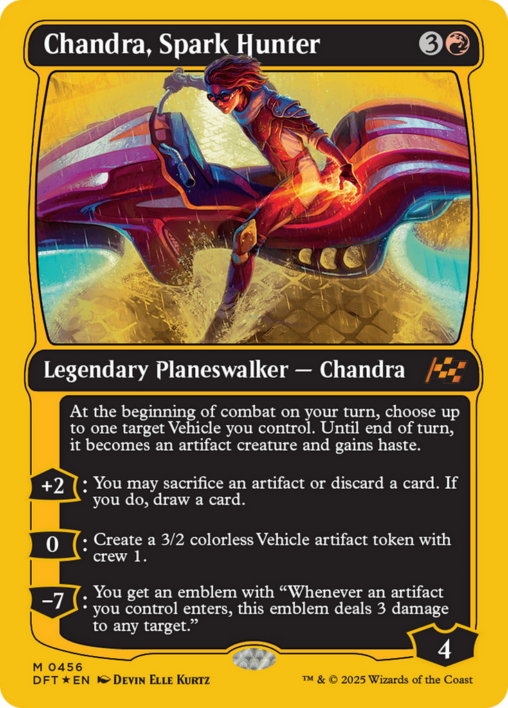 Magic: The Gathering - Chandra, Spark Hunter Foil - Aetherdrift