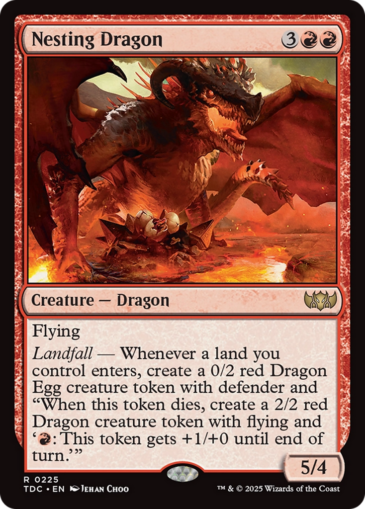 Magic: The Gathering - Nesting Dragon - Tarkir: Dragonstorm Commander