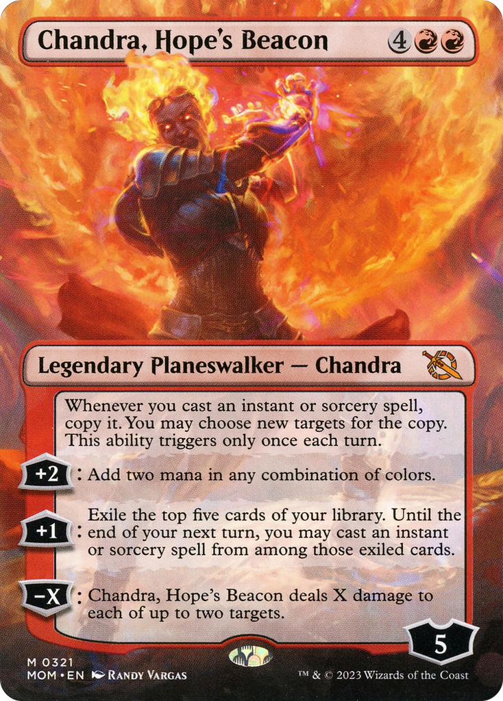 Magic: The Gathering - Chandra, Hope's Beacon Foil - March of the Machine