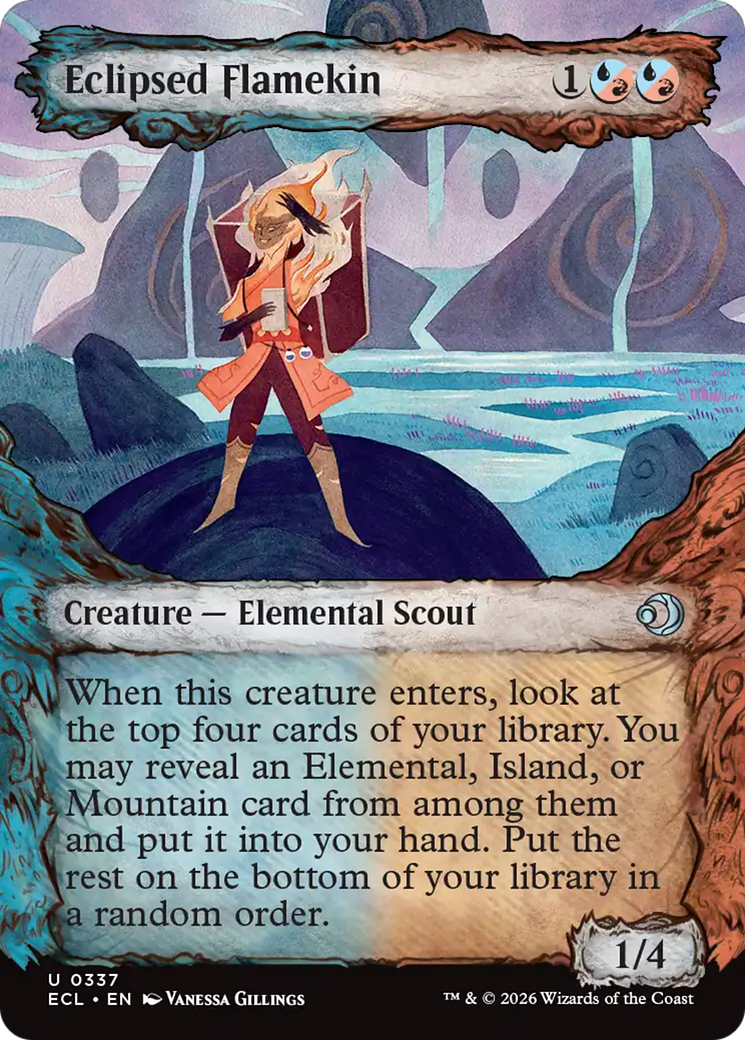 Magic: The Gathering - Eclipsed Flamekin - Lorwyn Eclipsed