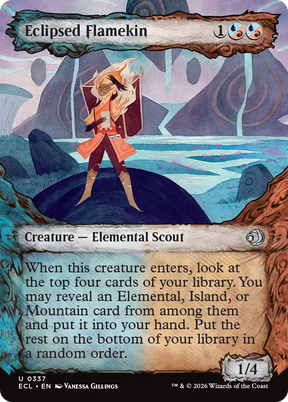 Magic: The Gathering - Eclipsed Flamekin Foil - Lorwyn Eclipsed