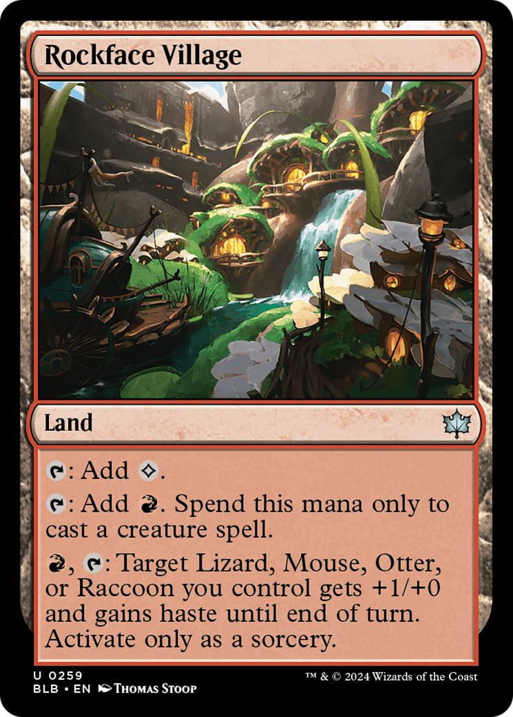Magic: The Gathering - Rockface Village Foil - Bloomburrow