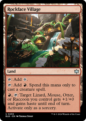 Magic: The Gathering - Rockface Village Foil - Bloomburrow