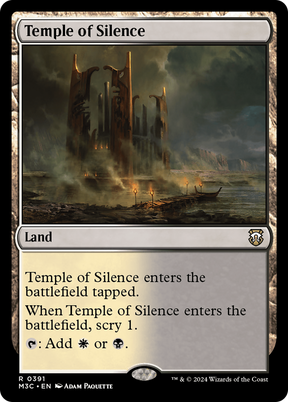 Magic: The Gathering - Temple of Silence - Modern Horizons 3 Commander