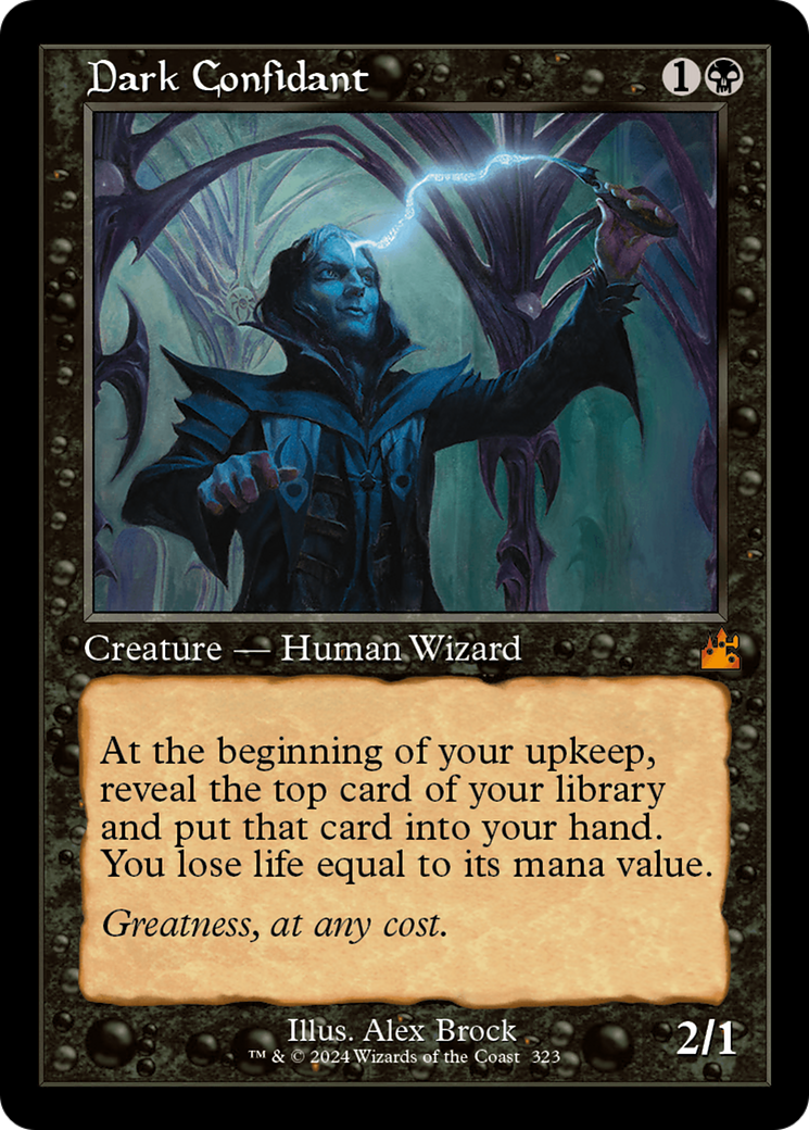 Magic: The Gathering - Dark Confidant Foil - Ravnica Remastered