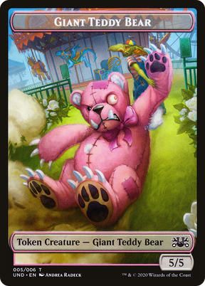 Magic: The Gathering - Giant Teddy Bear Token - Unsanctioned Tokens