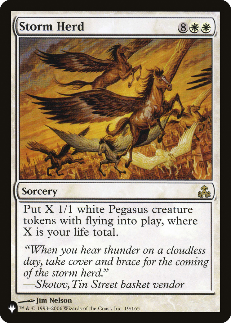 Magic: The Gathering - Storm Herd - The List