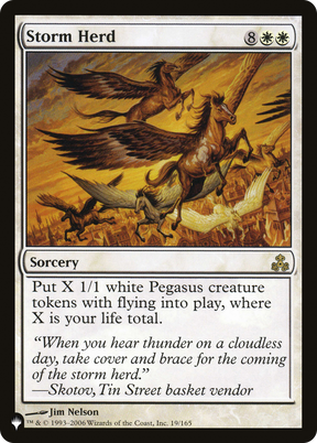 Magic: The Gathering - Storm Herd - The List