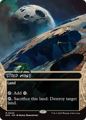 Magic: The Gathering - Strip Mine Foil - Edge of Eternities: Stellar Sights