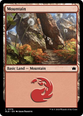 Magic: The Gathering - Mountain #376 Foil - Bloomburrow