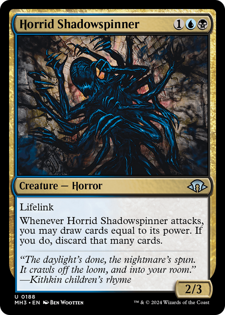 Magic: The Gathering - Horrid Shadowspinner - Modern Horizons 3