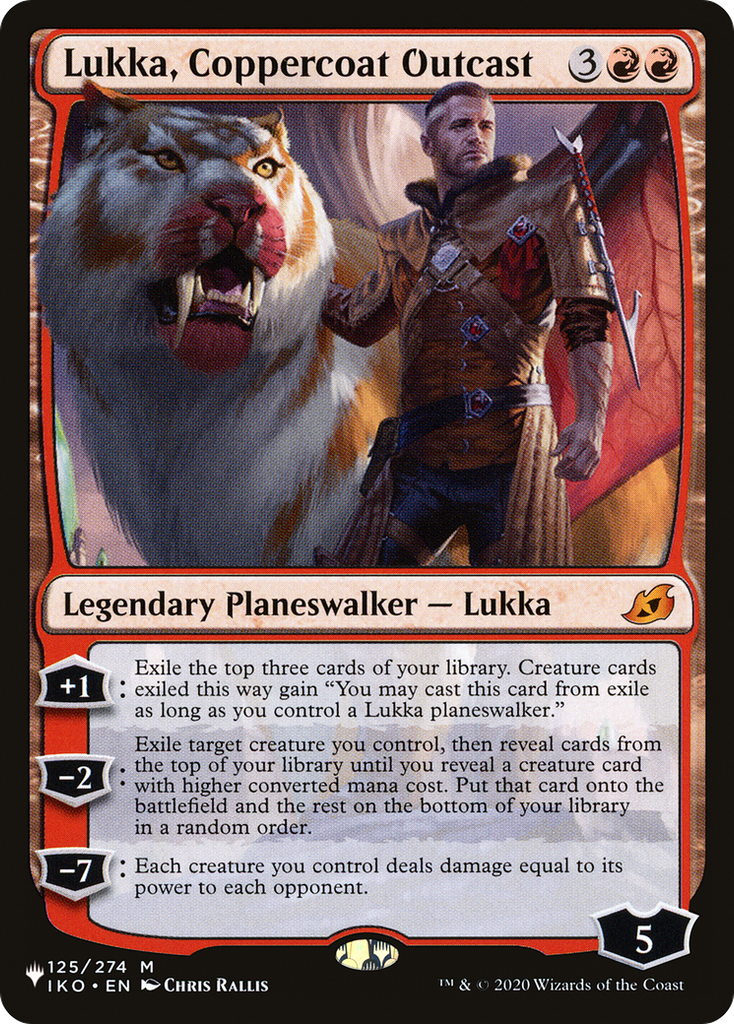 Magic: The Gathering - Lukka, Coppercoat Outcast - The List