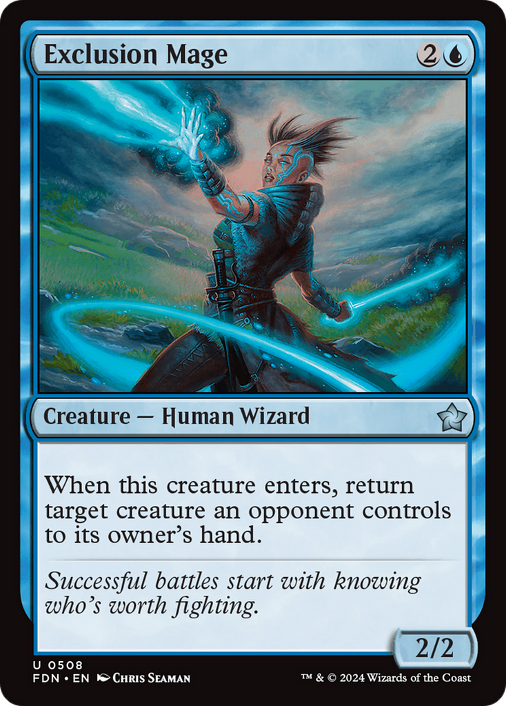 Magic: The Gathering - Exclusion Mage - Foundations