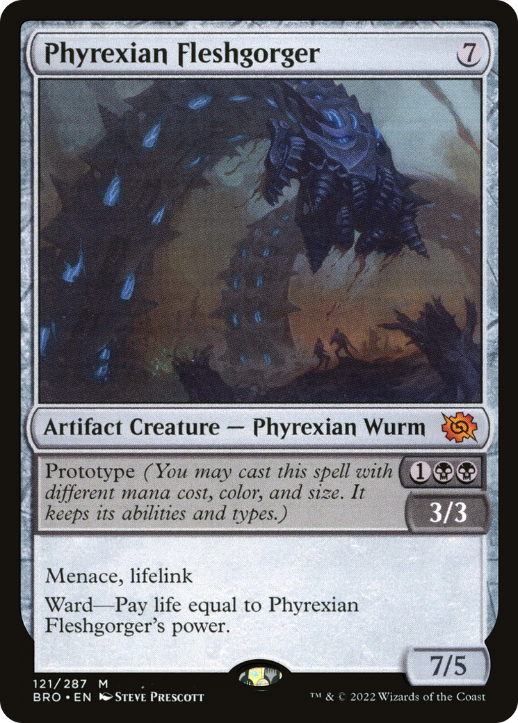 Magic: The Gathering - Phyrexian Fleshgorger Foil - The Brothers' War