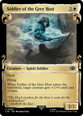 Magic: The Gathering - Soldier of the Grey Host Foil - The Lord of the Rings: Tales of Middle-earth