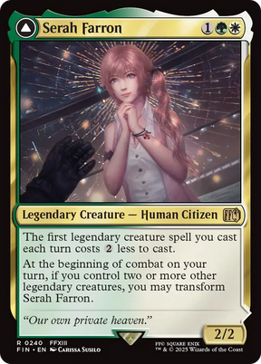 Magic: The Gathering - Serah Farron // Crystallized Serah Foil - Final Fantasy