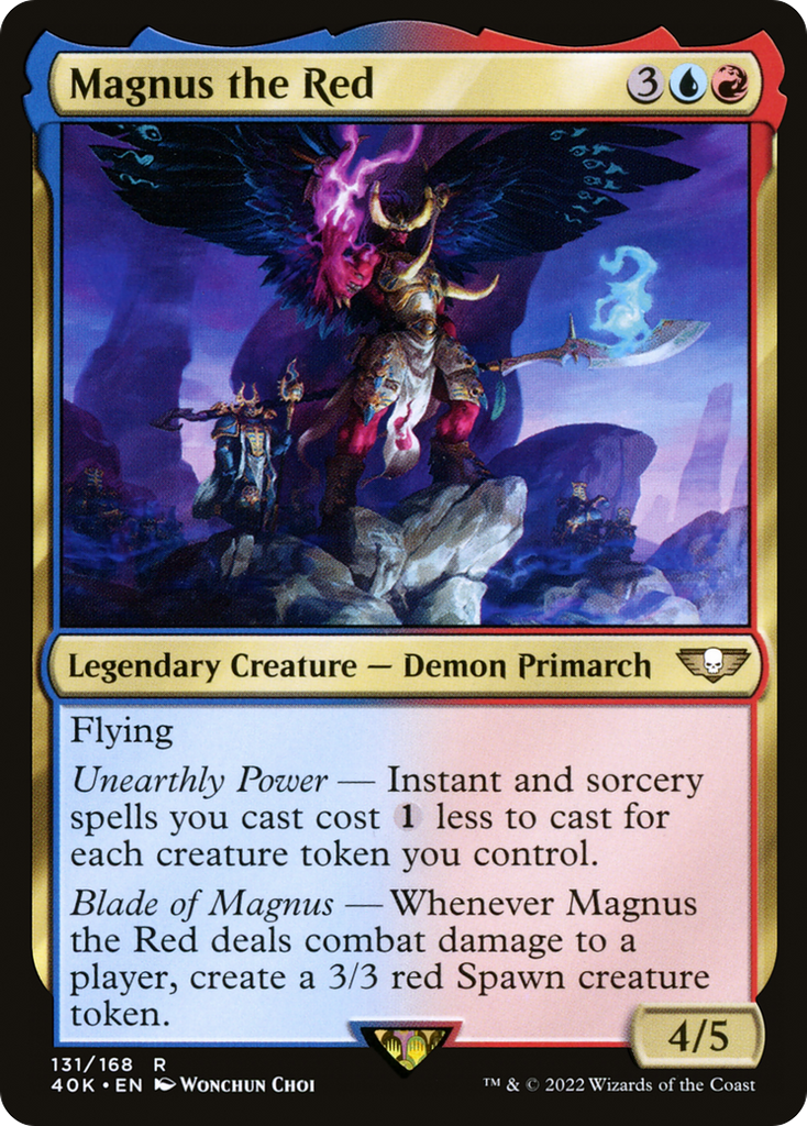 Magic: The Gathering - Magnus the Red - Warhammer 40000 Commander