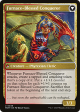 Magic: The Gathering - Sun-Blessed Guardian // Furnace-Blessed Conqueror Foil - March of the Machine