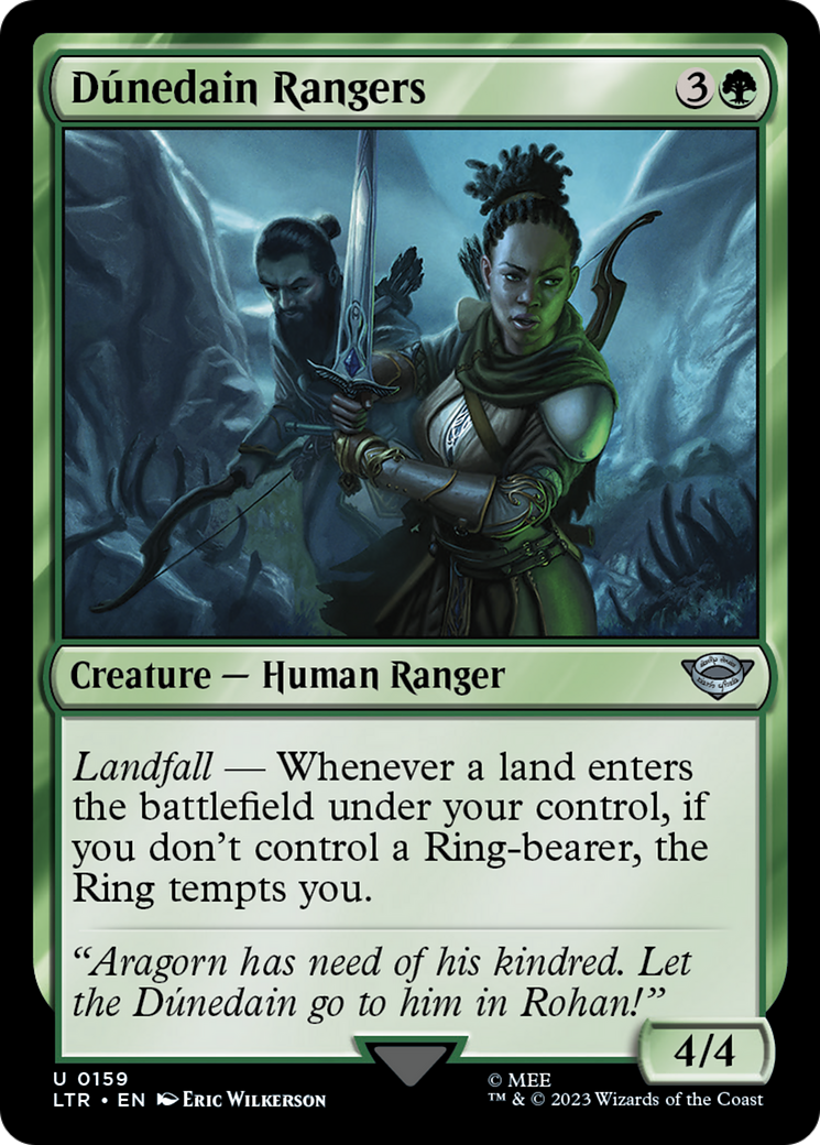 Magic: The Gathering - Dúnedain Rangers Foil - The Lord of the Rings: Tales of Middle-earth