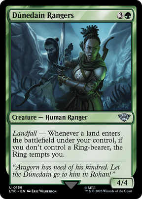 Magic: The Gathering - Dúnedain Rangers Foil - The Lord of the Rings: Tales of Middle-earth
