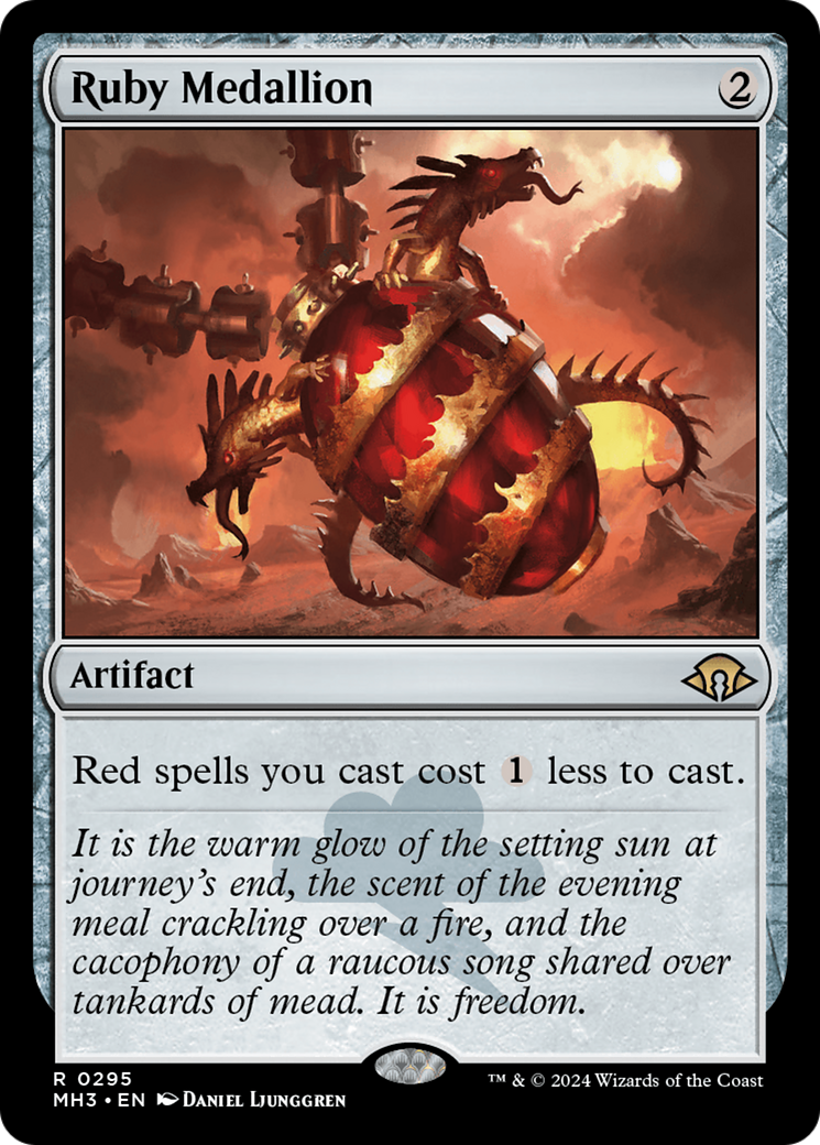 Magic: The Gathering - Ruby Medallion Foil - Modern Horizons 3