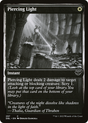 Magic: The Gathering - Piercing Light Foil - Innistrad: Double Feature