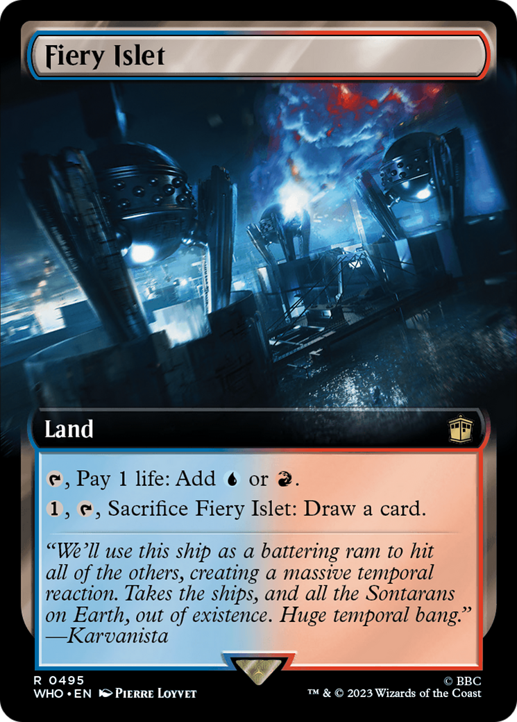 Magic: The Gathering - Fiery Islet - Doctor Who
