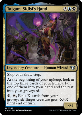 Magic: The Gathering - Taigam, Sidisi's Hand - Commander Masters