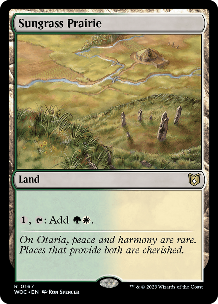 Magic: The Gathering - Sungrass Prairie - Wilds of Eldraine Commander