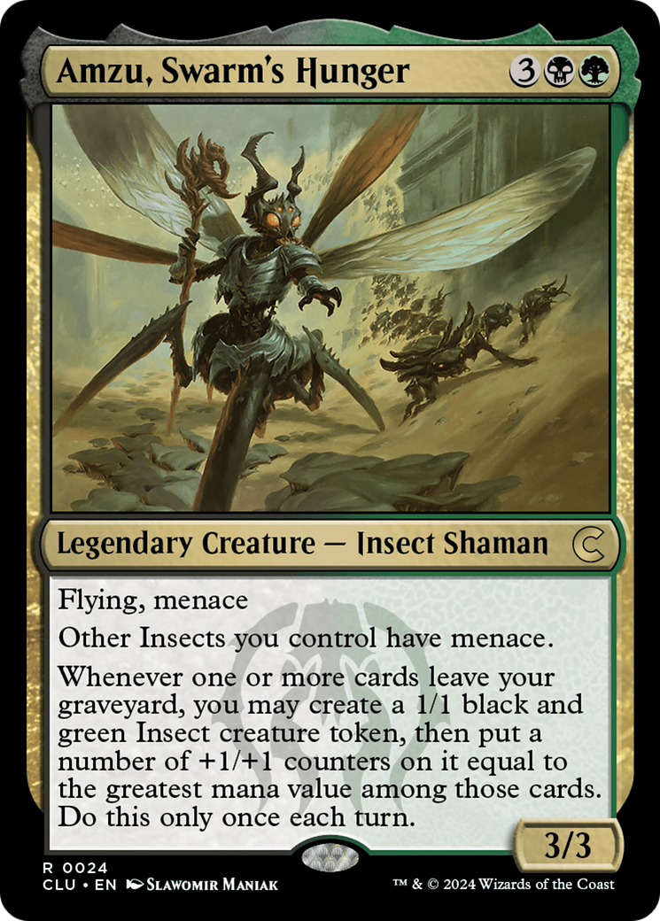 Magic: The Gathering - Amzu, Swarm's Hunger - Ravnica: Clue Edition