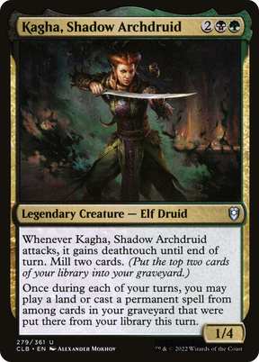 Magic: The Gathering - Kagha, Shadow Archdruid - Commander Legends: Battle for Baldur's Gate
