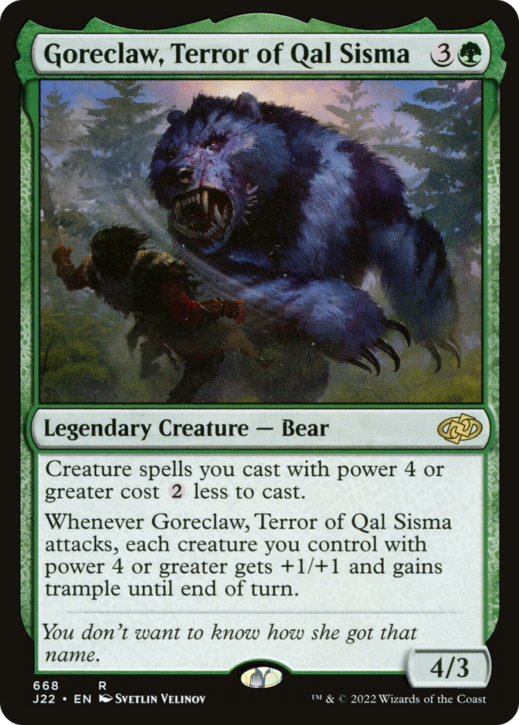 Magic: The Gathering - Goreclaw, Terror of Qal Sisma - Jumpstart 2022