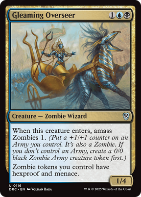 Magic: The Gathering - Gleaming Overseer - Aetherdrift Commander