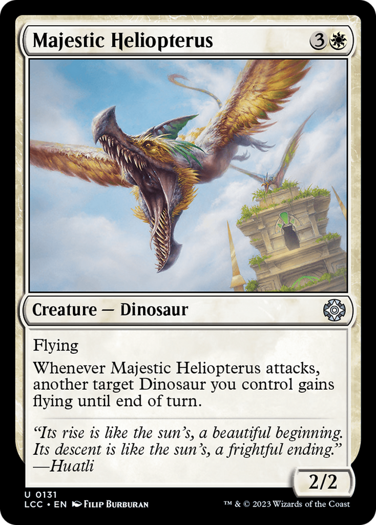 Magic: The Gathering - Majestic Heliopterus - The Lost Caverns of Ixalan Commander