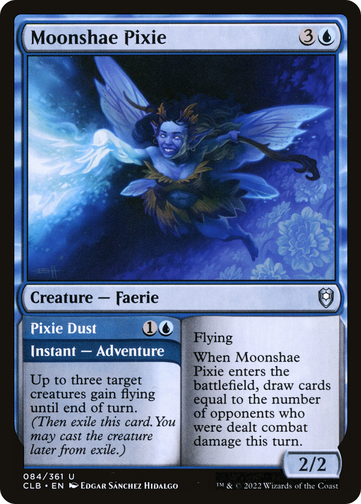 Magic: The Gathering - Moonshae Pixie // Pixie Dust - Commander Legends: Battle for Baldur's Gate