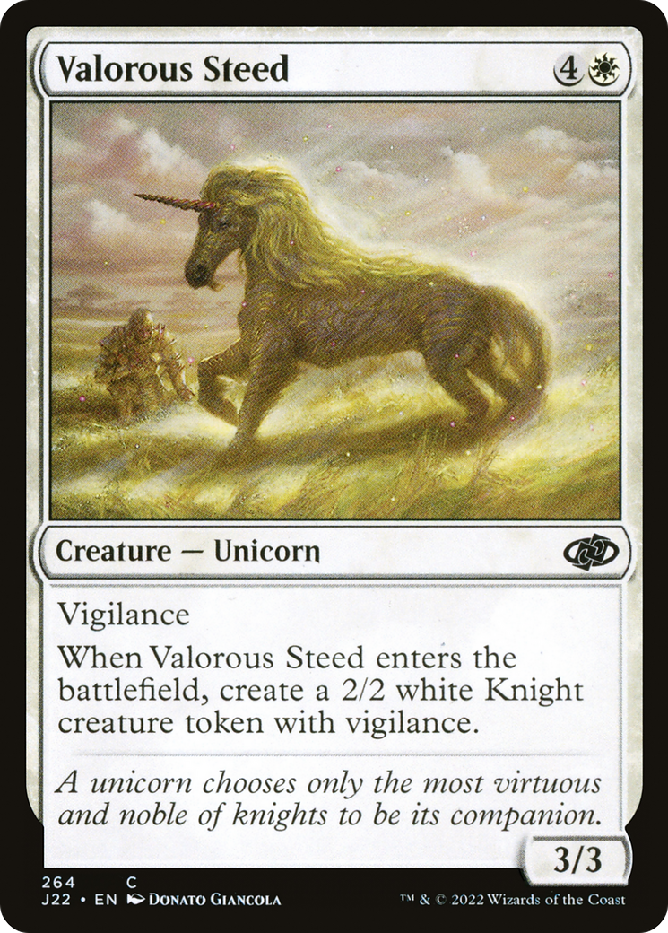 Magic: The Gathering - Valorous Steed - Jumpstart 2022