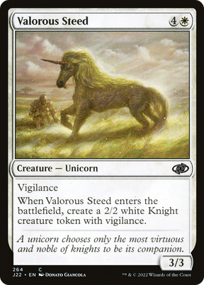 Magic: The Gathering - Valorous Steed - Jumpstart 2022