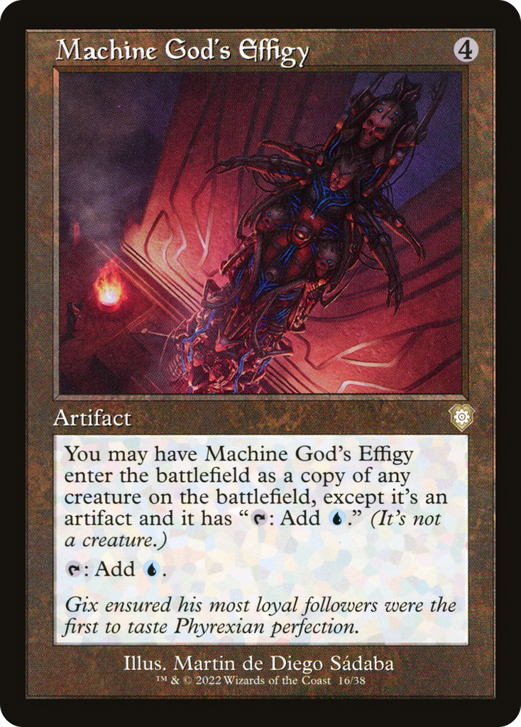 Magic: The Gathering - Machine God's Effigy - The Brothers' War Commander