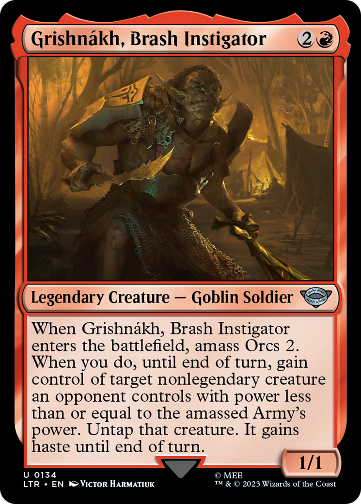 Magic: The Gathering - Grishnákh, Brash Instigator - The Lord of the Rings: Tales of Middle-earth
